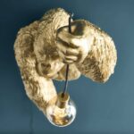 Wall Lamp Gorilla Jungle Jack Gold