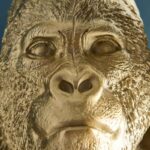 Wall Lamp Gorilla Jungle Jack Gold