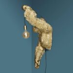 Wall Lamp Gorilla Jungle Jack Gold