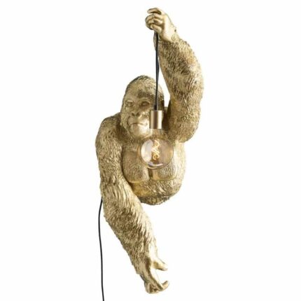 Wall Lamp Gorilla Jungle Jack Gold