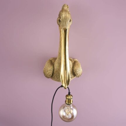Wall Lamp Pelican Pelikanus Gold