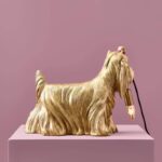 Table Lamp Dog Daisy Gold