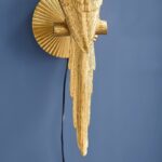 Wall Lamp Parrot Percy Left Gold-Turquoise