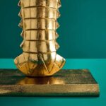 Premium Metal Table Lamp Lobster Gold