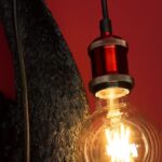 Wall Lamp Swan Petra Black