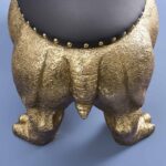 Stool Hippopotamus Patty Potamus Gold