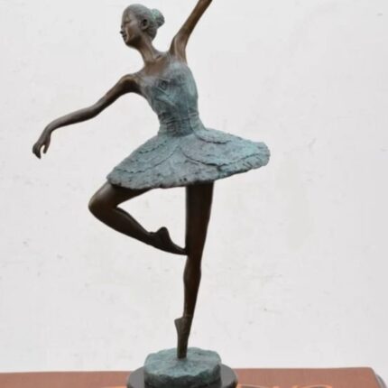 XL BALLET DANCER BRONZE SCULPTURE