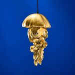 CEILING LIGHT JELLYFISH AVA GOLD
