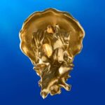 CEILING LIGHT JELLYFISH AVA GOLD
