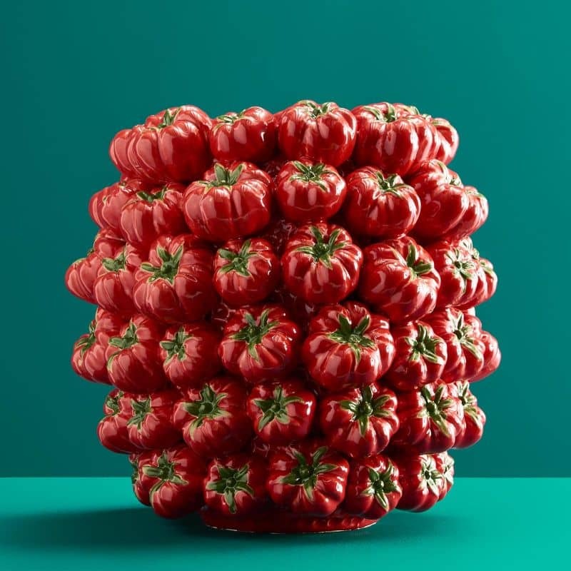 a19 Vase Tomatoes Red
