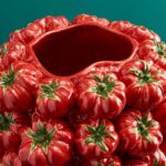 Vase Tomatoes Red