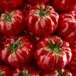 Vase Tomatoes Red
