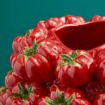 Vase Tomatoes Red