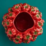 Vase Tomatoes Red