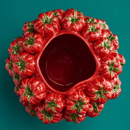 Vase Tomatoes Red