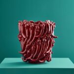 Vase Chilli L Red