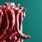 Vase Chilli L Red