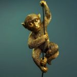 CEILING LAMP MONKEY CHIP GOLD