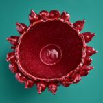 Vase Chilli L Red