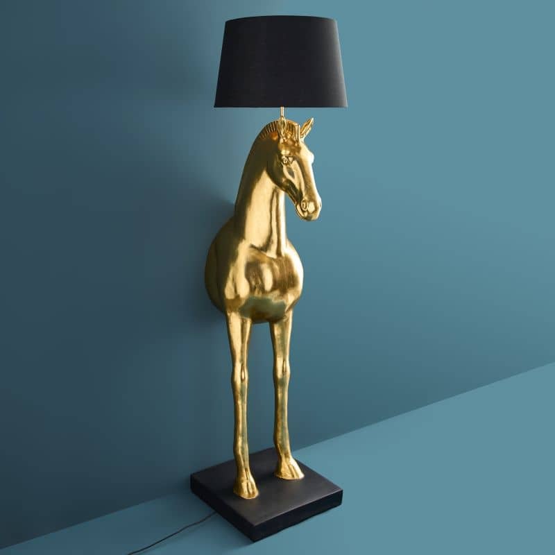 a72 Floor Lamp Horse Amadeus Gold