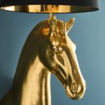 Floor Lamp Horse Amadeus Gold