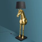 Floor Lamp Horse Amadeus Gold