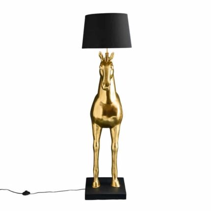 Floor Lamp Horse Amadeus Gold