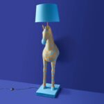 Floor Lamp Zebra Zora Blue-Orange