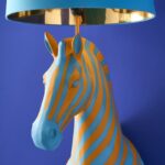 Floor Lamp Zebra Zora Blue-Orange
