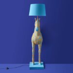 Floor Lamp Zebra Zora Blue-Orange