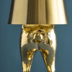 Table Lamp Rabbit Led Hiding Rabbit Glossy Gold