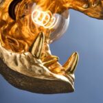 Wall Lamp Hippopotamus Patty Gold