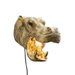 Wall Lamp Hippopotamus Patty Gold