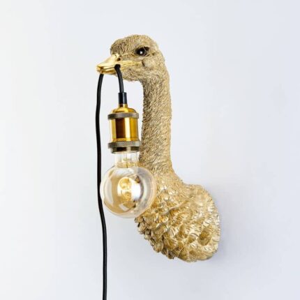 Wall Lamp Ostrich Baby Franz Josef Gold