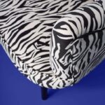 Armchair Zebra Black-White