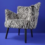 Armchair Zebra Black-White