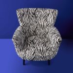 Armchair Zebra Black-White