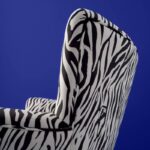 Armchair Zebra Black-White