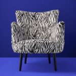 Armchair Zebra Black-White
