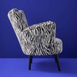 Armchair Zebra Black-White