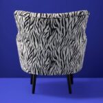 Armchair Zebra Black-White