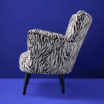 Armchair Zebra Black-White