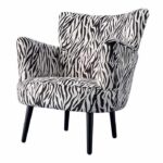 Armchair Zebra Black-White