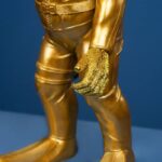 Table Lamp Monkey Diver Dan Gold