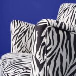 Armchair Zebra Black-White