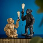 Table Lamp Monkey Abu Gold