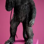Table Lamp Monkey Koko Black