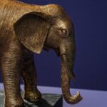Table Lamp Elephant Elmo Gold-Black