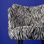 Armchair Zebra Black-White