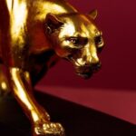 Table Lamp Panther Baghiro Gold-Black
